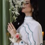 Chiffon Heavy Embroidery 3PC White