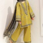 New Arrival Dhanak Heavy Embroidery Winter 3PC