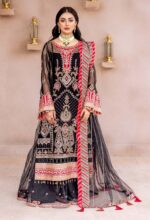 Premium Black Heavy Embroidered 3PC