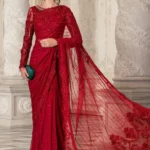 Premium Bridal Saree Red