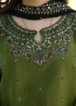 Luxury Embroidered Dhanak 3PC