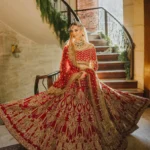 Bridal Heavy Embroidered Lehanga