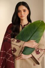 Luxury Embroidered Dhanak 3PC Skin