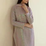 Luxury Heavy Sequence Embroidery 3PC Baby Pink