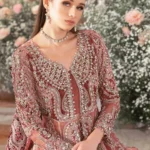 Rust Premium Frock Bridal