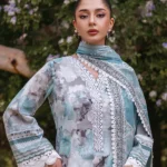 Zinnia Lawn 3-PC Heavy Embroidered