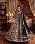 Elegant Luxury Chiffon Maxi – Heavy Spangle Embroidered Edition