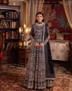Elegant Luxury Chiffon Maxi – Heavy Spangle Embroidered Edition - Image 2
