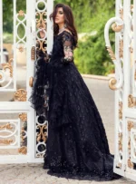 Luxury Heavy Embroidered Net Bridal Maxi - Image 5