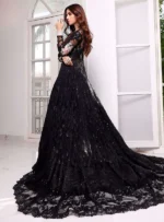 Luxury Heavy Embroidered Net Bridal Maxi - Image 2