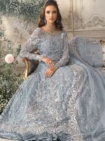 Luxury Qasab Net Handwork Formal Suit – Premium Wedding Collection - Image 2