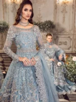 Luxury Qasab Net Handwork Formal Suit – Premium Wedding Collection - Image 4