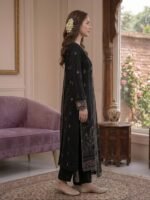 Heavy Embroidered Karandi 3-Piece Suit - Image 3