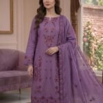 Heavy Embroidered Karandi 3-Piece Suit